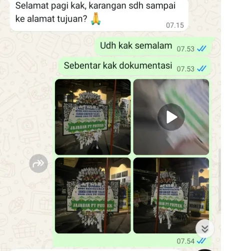 Pengiriman Papan Bunga Selamat Gunungwangi Kaligesing