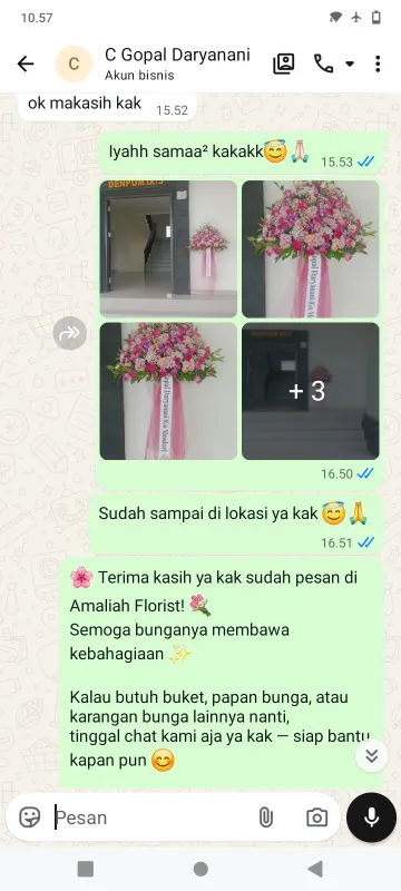 Pengiriman Karangan Bunga Gunungwangi Kaligesing
