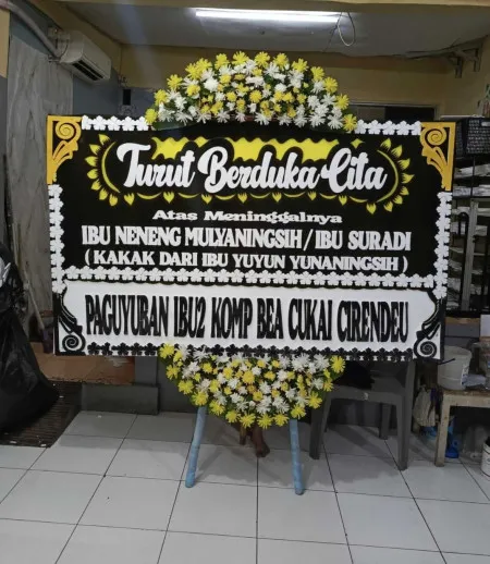Papan Bunga Duka Gunungwangi Kaligesing