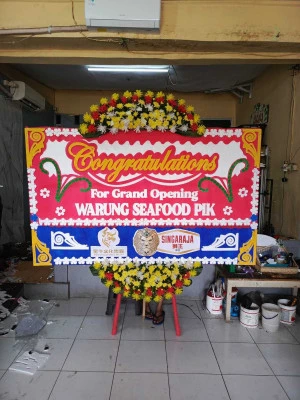 Papan Bunga di Gunungwangi Kaligesing